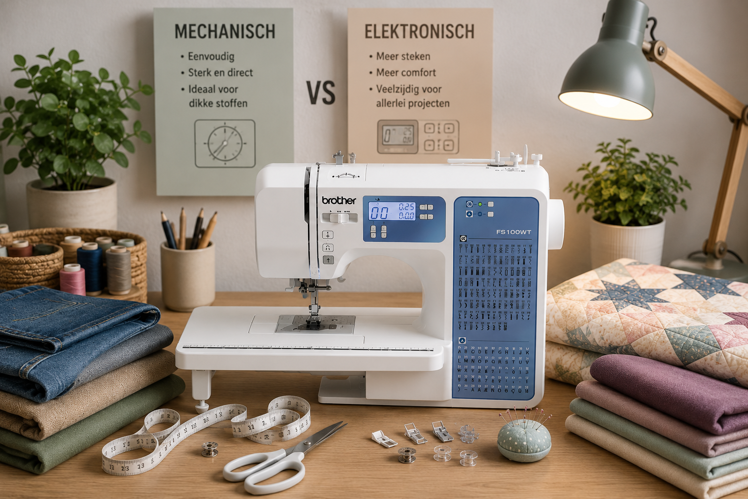 Mechanische of elektronische naaimachine? Dit is het verschil