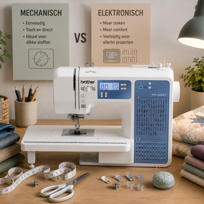 Mechanische of elektronische naaimachine? Dit is het verschil