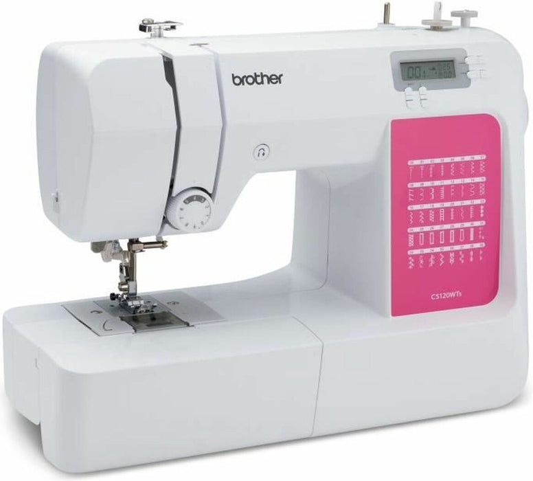 Naaimachine voor beginners, 12 steken, elektrische dubbele draad, kleine naaimachine EU 220V, roze Naaimachine voor beginners, 12 steken, elektrische dubbele draad, kleine naaimachine EU 220V, roze